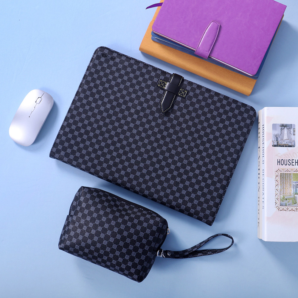 贺美诗 适用于联想笔记本ThinkBook14电脑包16寸保护套Thinkpad E14内胆包X1时尚简约花纹壳男女士