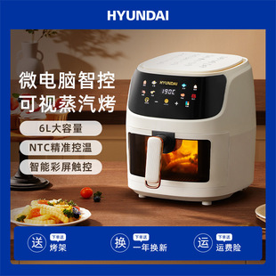 扬子空气炸锅家用6智能8升大容量新款可视多功能电煎炸烤箱一体机