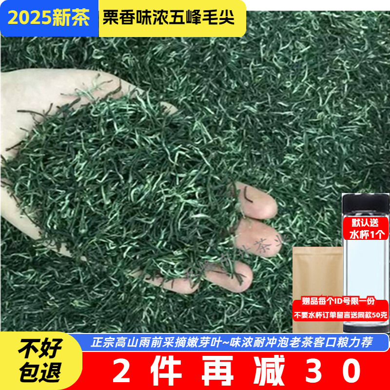 绿茶新茶毛尖茶叶味浓耐泡