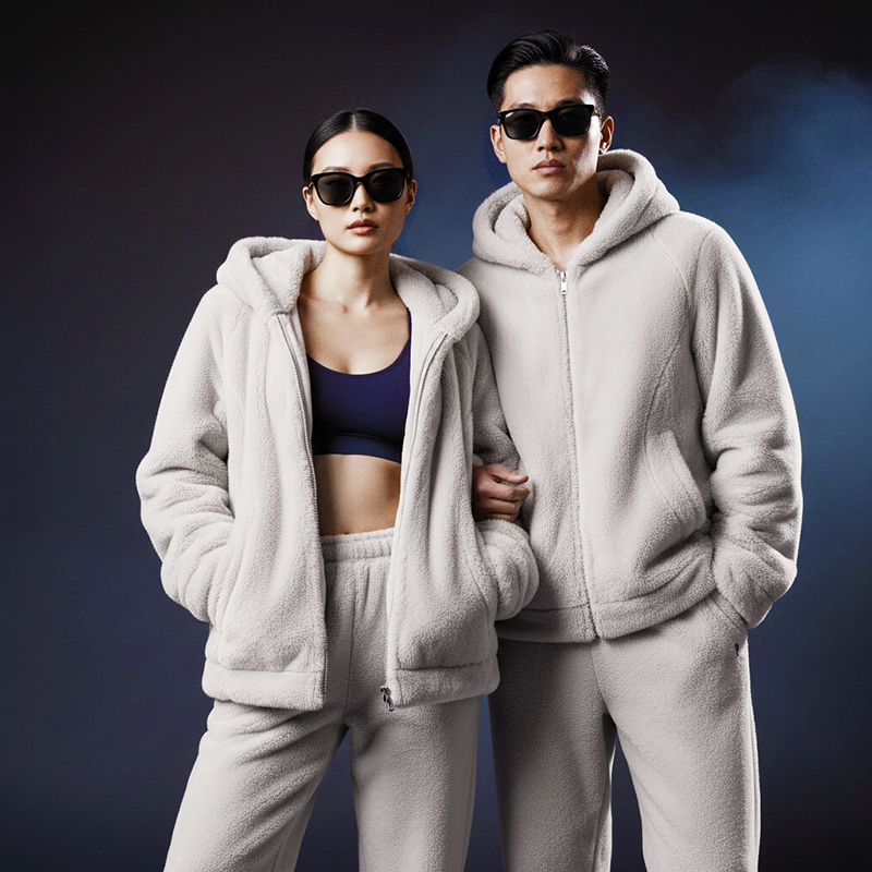 仿貂加厚新款睡衣家居服男女外穿套装冬季情侣仿皮草保暖新款防风