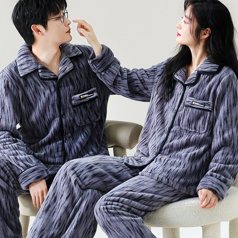 情侣睡衣女秋冬季加厚套装家居服男保暖长袖春秋珊瑚绒法兰绒外穿,女士内衣/男士内衣/家居服,睡衣/家居服套装,淘宝优惠券,粉丝福利购,淘宝优惠卷