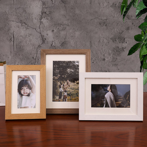 小相框美画实木现代简约