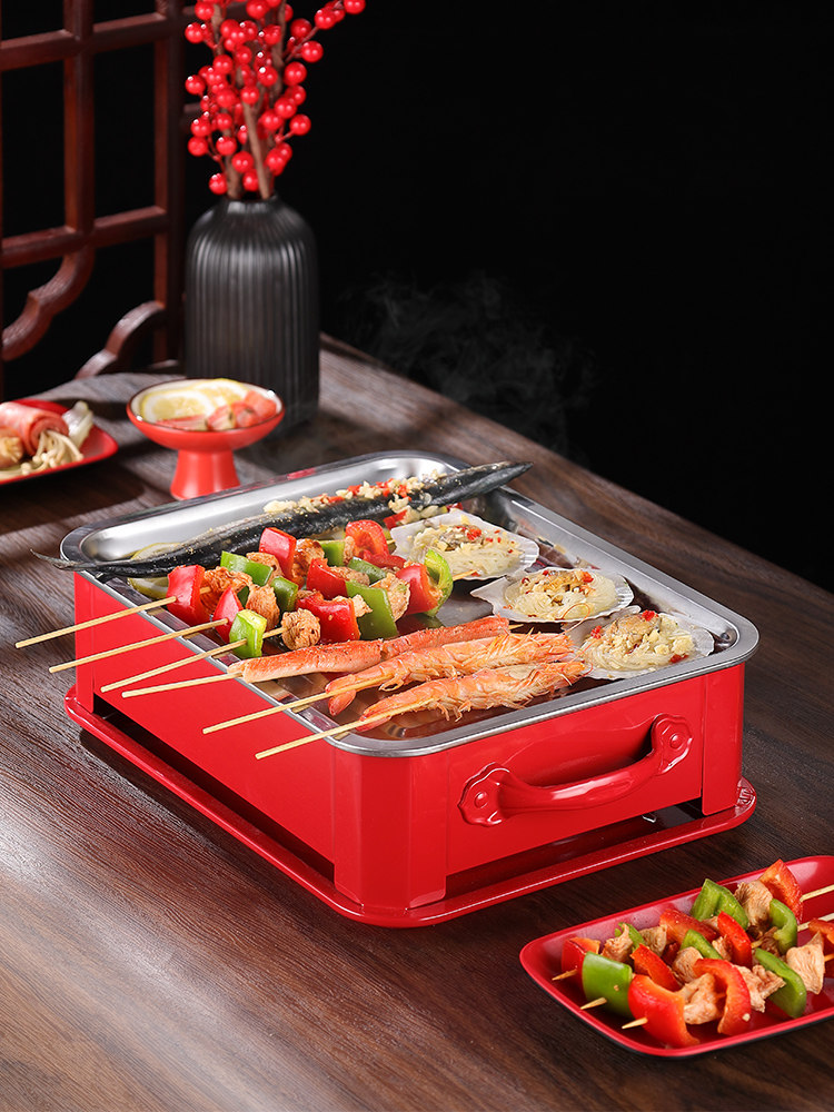 加热炉保温炉酒精商用烤串保温