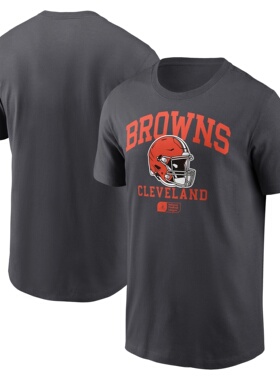 NFL球衣男夏季布朗Cleveland Browns橄榄球服宽松男士速干短袖T恤