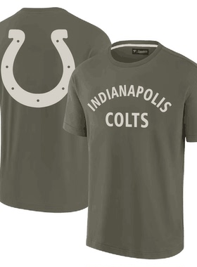 NFL橄榄球衣男夏季小马 Indianapolis Colts休闲运动宽松短袖T恤