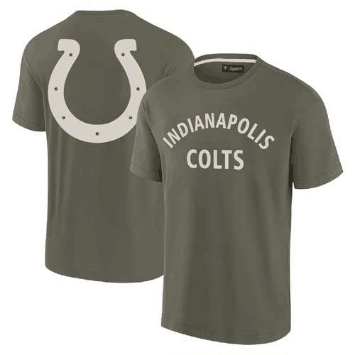 NFL橄榄球衣男夏季小马 Indianapolis Colts休闲运动宽松短袖T恤