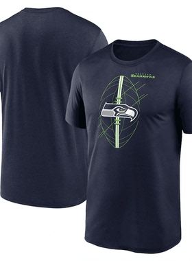 NFL橄榄球衣美式个性西雅图海鹰Seattle Seahawks休闲运动短袖T恤