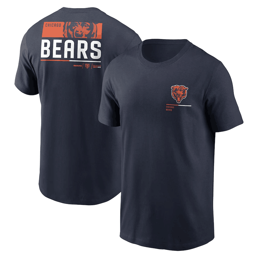 NFL球衣男夏季芝加哥熊ChicagoBears橄榄球服宽松男士速干短袖T恤图片