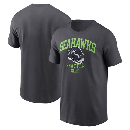 NFL球衣男夏季海鹰Seattle Seahawks橄榄球服宽松男士速干短袖T恤