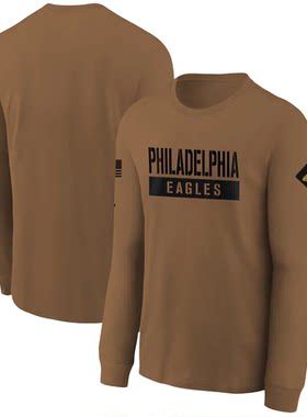 NFL球衣男夏季致敬版老鹰PhiladelphiaEagles运动长袖宽松短袖T恤