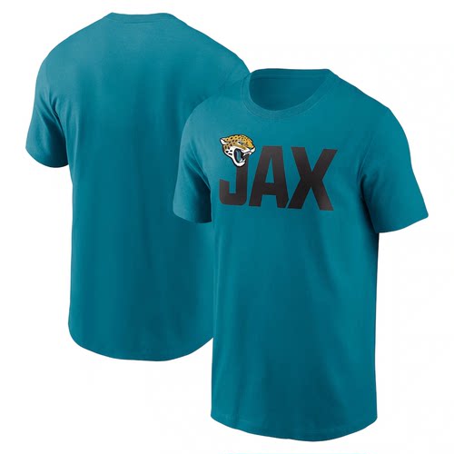 NFL球衣男夏季美洲虎Jacksonville Jaguars运动长袖宽松男短袖T恤
