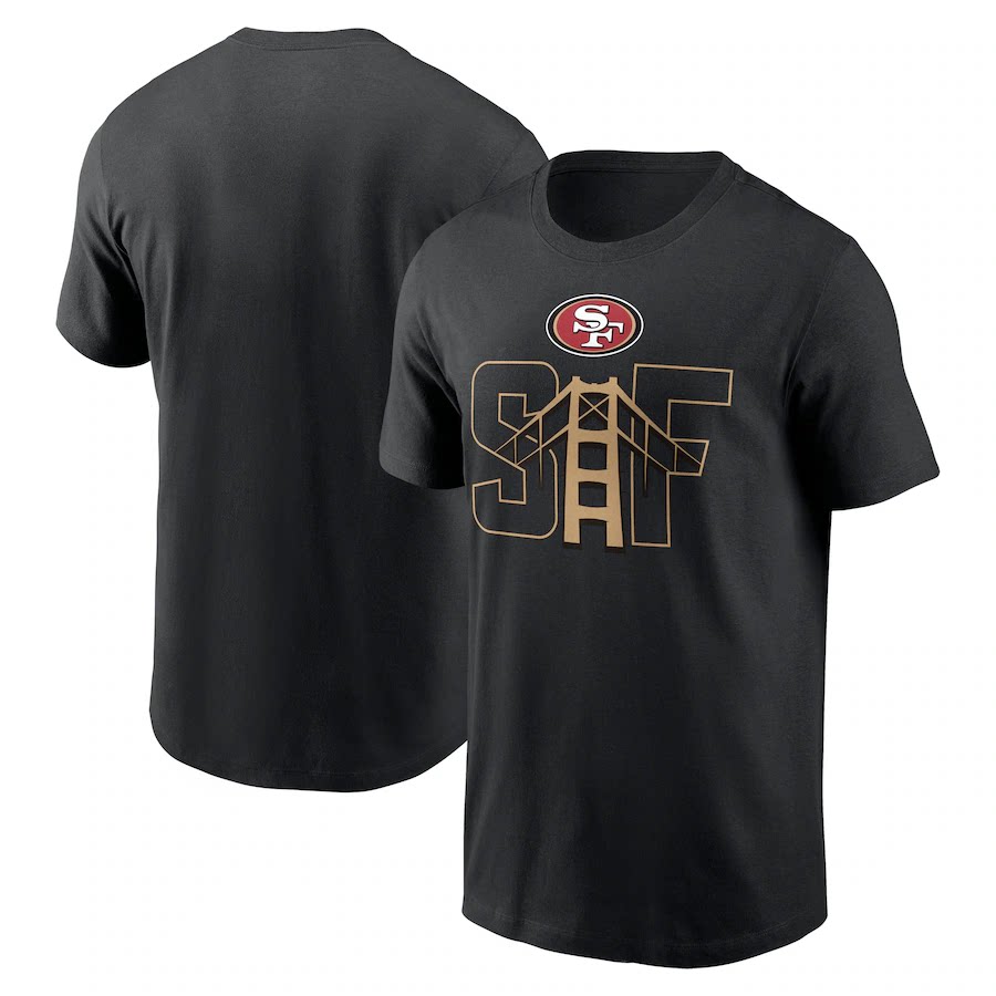 NFL橄榄球衣旧金山49人SanFrancisco美式个性男士休闲运动短袖T恤图片