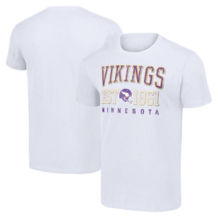 NFL球衣男夏季维京人MinnesotaVikings休闲运动长袖宽松男短袖T恤