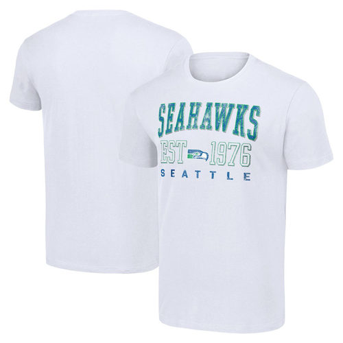 NFL球衣男夏季海鹰Seattle Seahawks休闲运动长袖宽松男士短袖T恤