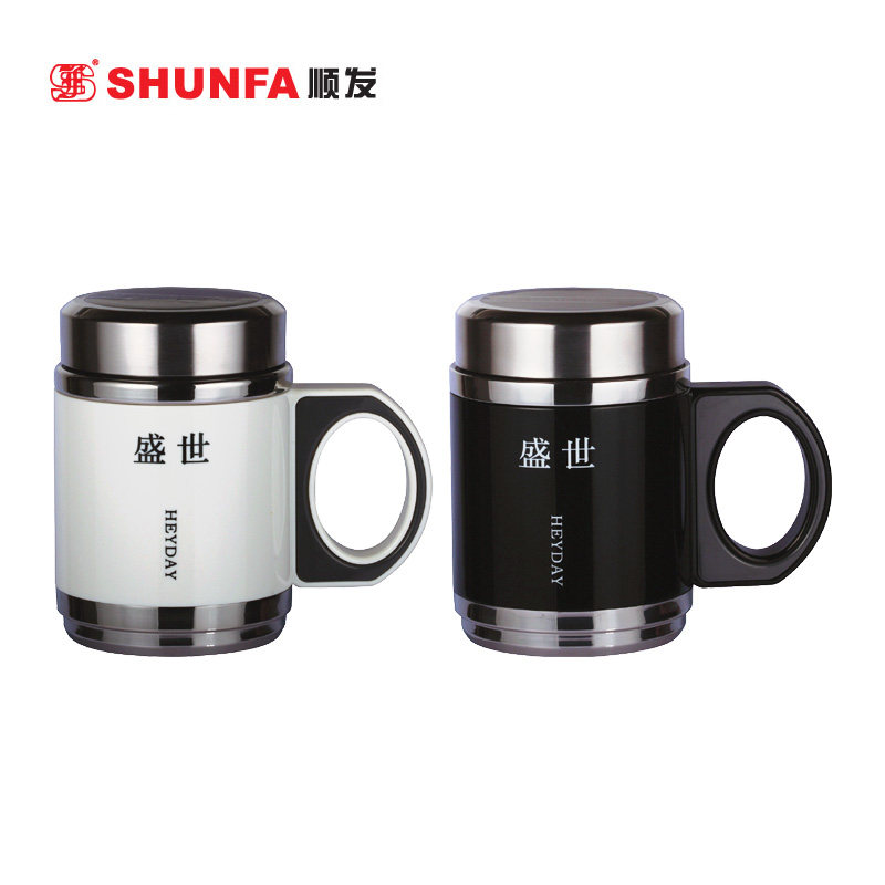 顺发盛世时尚办公杯518ml304不锈钢双层真空保温杯带茶隔保温保冷,餐饮具,保冷/保温杯,淘宝优惠券,粉丝福利购,淘宝优惠卷