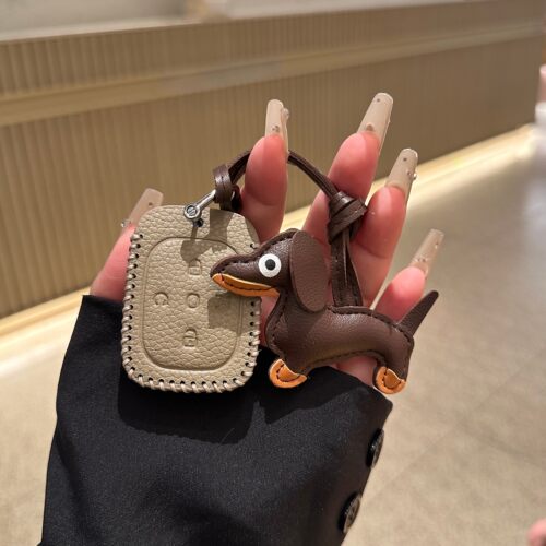 25款极狐T1钥匙套PRO北汽PLUSMAX钥匙套ARCFOX保护包壳扣腊肠狗女