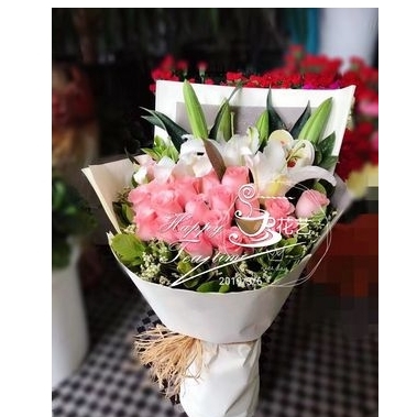 开封龙亭区西郊乡柳园口乡水稻乡鲜花店母亲节速递玫瑰生日蛋糕