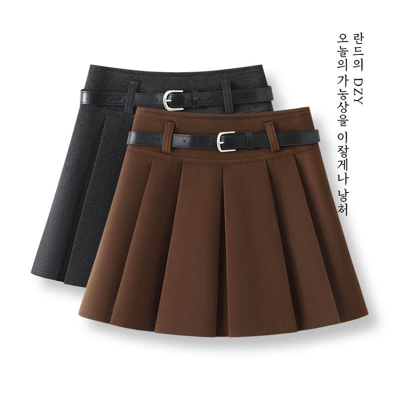 短款百褶裙半身裙女秋冬新款