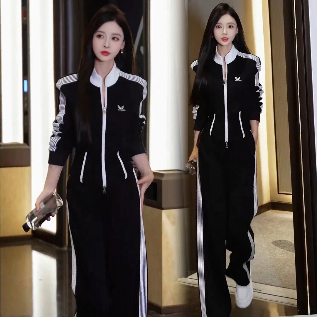 时尚休闲运动套装女秋季新款外套