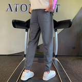 夏季薄款男士牛仔裤修身小脚裤百搭哈伦裤休闲束脚裤712-1-AK138，男装牛仔裤，星座712-1