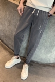 冬季新款男士牛仔裤宽松哈伦裤休闲束脚长裤712-1-A139-P58，男装牛仔裤，星座712-1