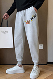 冬季加绒运动裤男士宽松哈伦裤潮流百搭束脚裤A78-P45绒P48，男装休闲裤，星座712-1