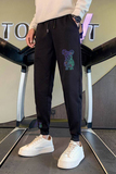 2024春夏装新款男士卫裤束脚运动裤潮牌修身小脚裤束脚裤AK72-P45，男装休闲裤，星座712-1