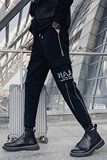 2024春装新款男士休闲裤潮牌修身小脚裤厚长裤束脚工装裤A164-P48，男装休闲裤，星座712-1