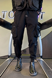 秋冬装新款男士休闲裤潮牌束脚工装裤纯色卫裤大裆裤修身哈伦裤，男装休闲裤，星座712-1