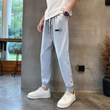 夏季薄款休闲裤男士运动裤潮牌卫裤束脚长裤712-1-A123-P45，男装休闲裤，星座712-1