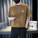 夏季新款男士短袖T恤潮流宽松半袖打底衫TX05-P58，男装T恤，星座712-1