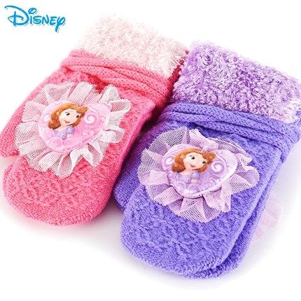Gants pour fille DISNEY en acrylique - Ref 2150486 Image 5