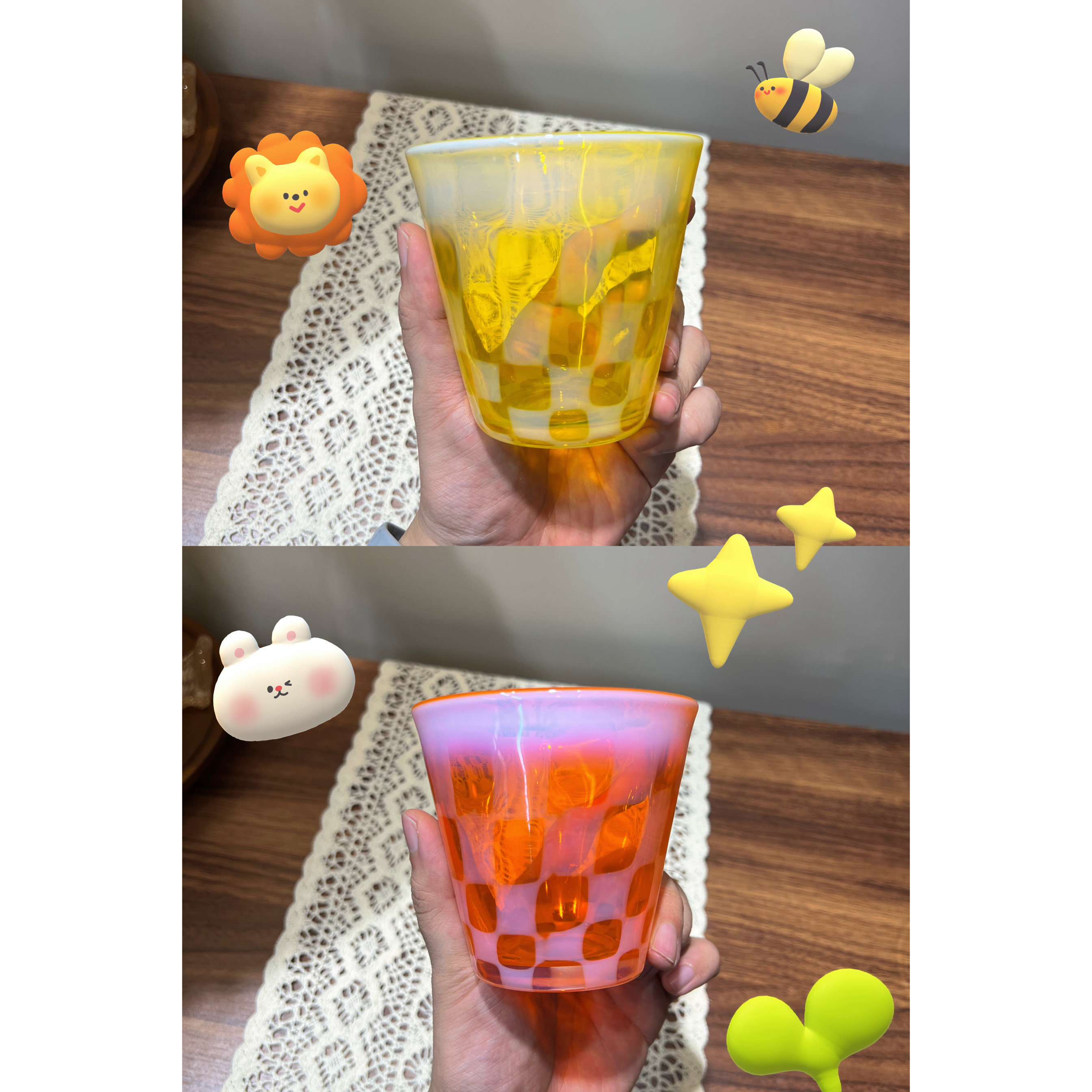 小山园杯子系列 | 夏日blingbling果汁杯 冷饮杯手工水杯家居好物