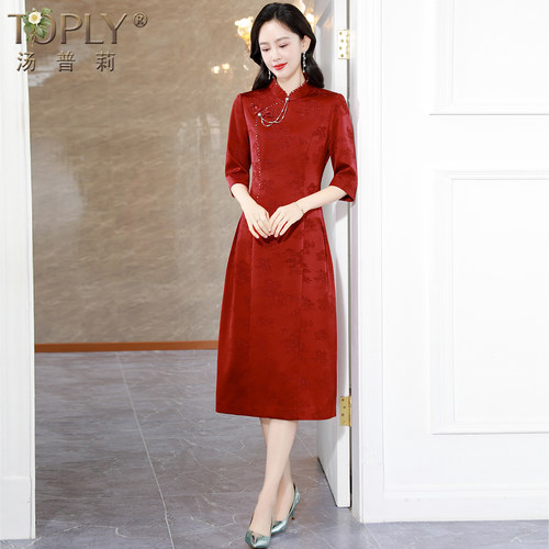 新中式礼服高贵年轻喜婆婆