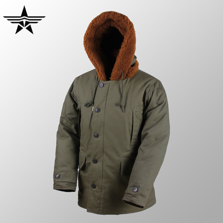 B11parka軍綠美軍棉衣中長款外套男式連帽加厚複刻在類目 男裝, 棉衣中 - 來自Buy2taobao.com提供專業的淘寶代購服務