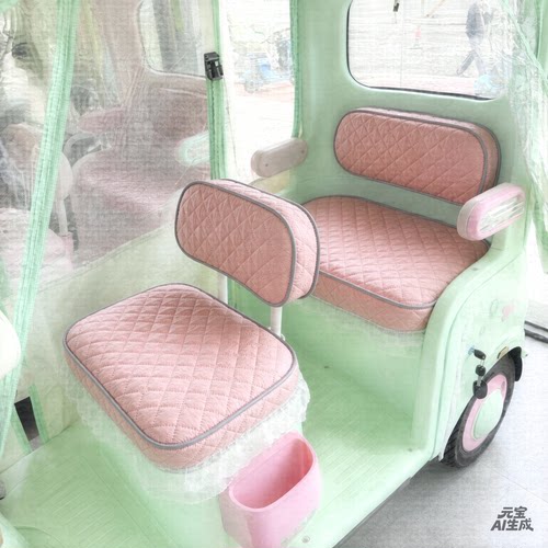 适用爱玛元宇宙cq500am1000dzk-49n/30N/24K/6K电动三轮车座垫套