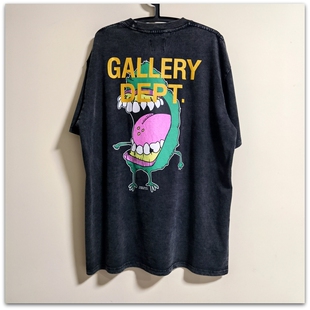 DEPT重工水洗做旧卡通小怪兽流行短袖 圆领T恤 GALLERY 2022年夏季