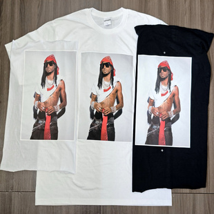 玩少卡蒂T恤PLAYBOI CARTI PHOTO TEE 人物照片印花图案 短袖TEE