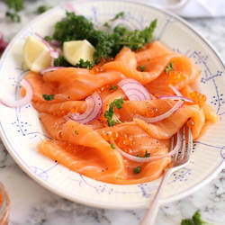 英国苏格兰原装进口传统烟熏鲑鱼三文鱼John Ross即食200G包邮