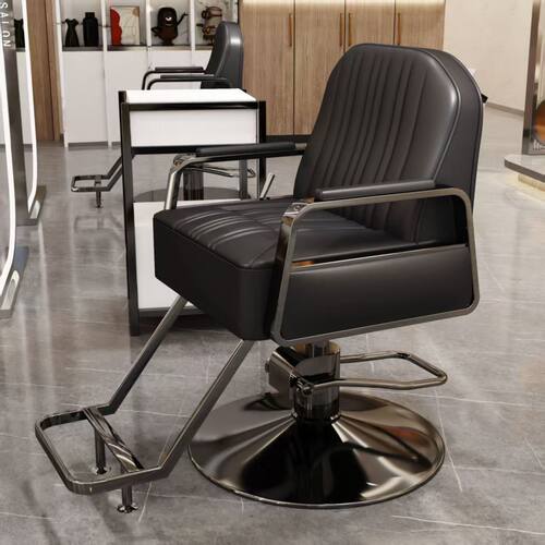 黑武士网红理发椅旋转脚踏
