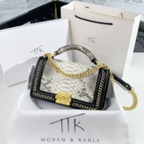 Небольшая сумка, цепь, барсетка, сумка на одно плечо, Гонконг, изысканный стиль, из натуральной кожи, в стиле Шанель