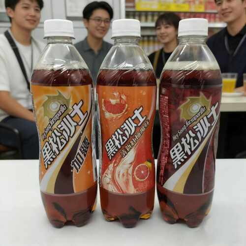 台湾进口黑松沙士600ml汽水