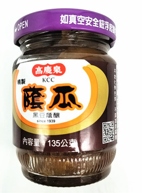 包邮 台湾酱菜 腌制泡菜 高庆泉荫瓜 阴瓜黑豆古法酿造 85g