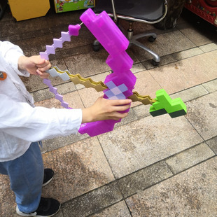 我的世界玩具弓箭武器可发射游戏同款周边附魔套装儿童男礼物热卖