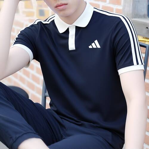 adisA男装短袖POLO衫26夏