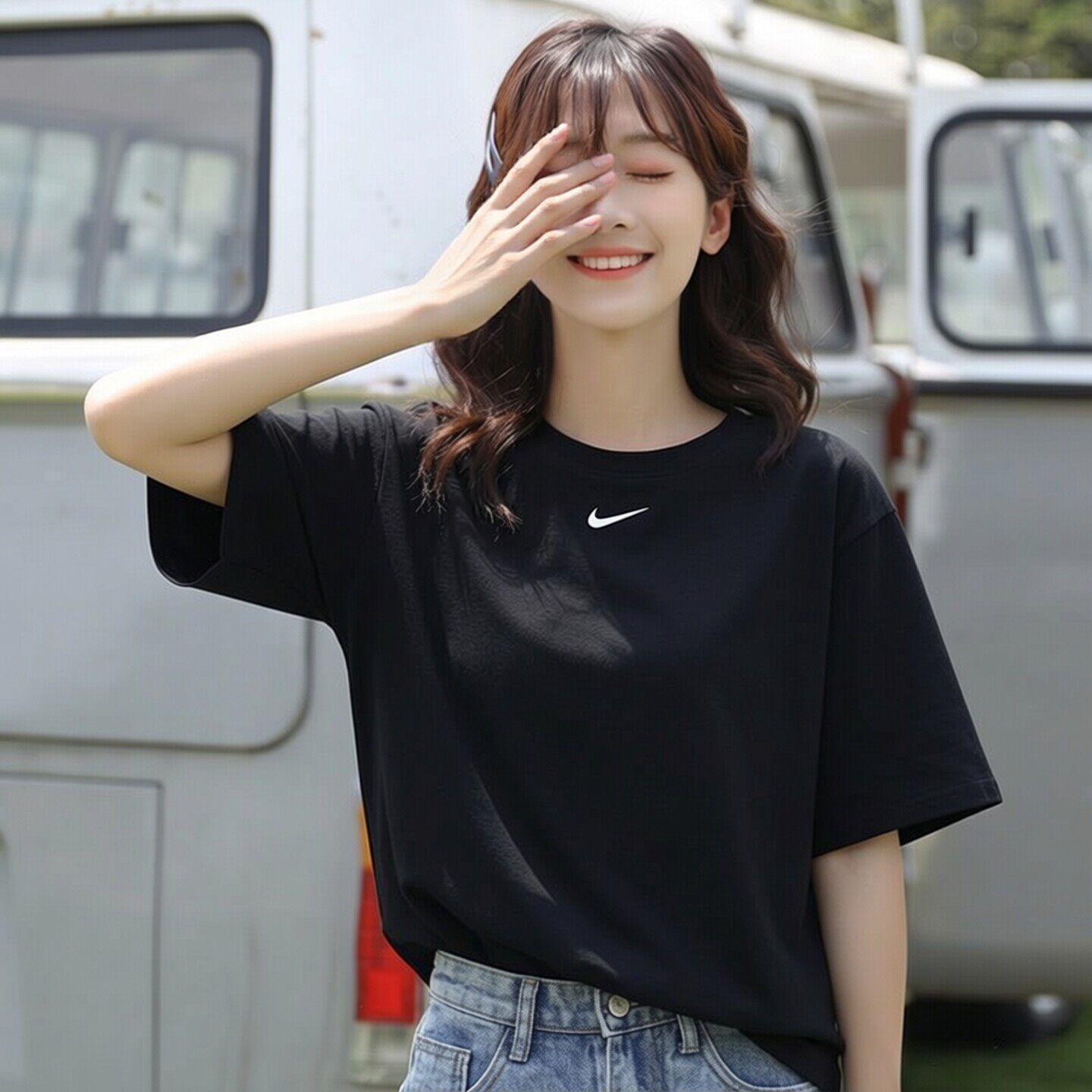 Nike耐克宽松大码女装薄