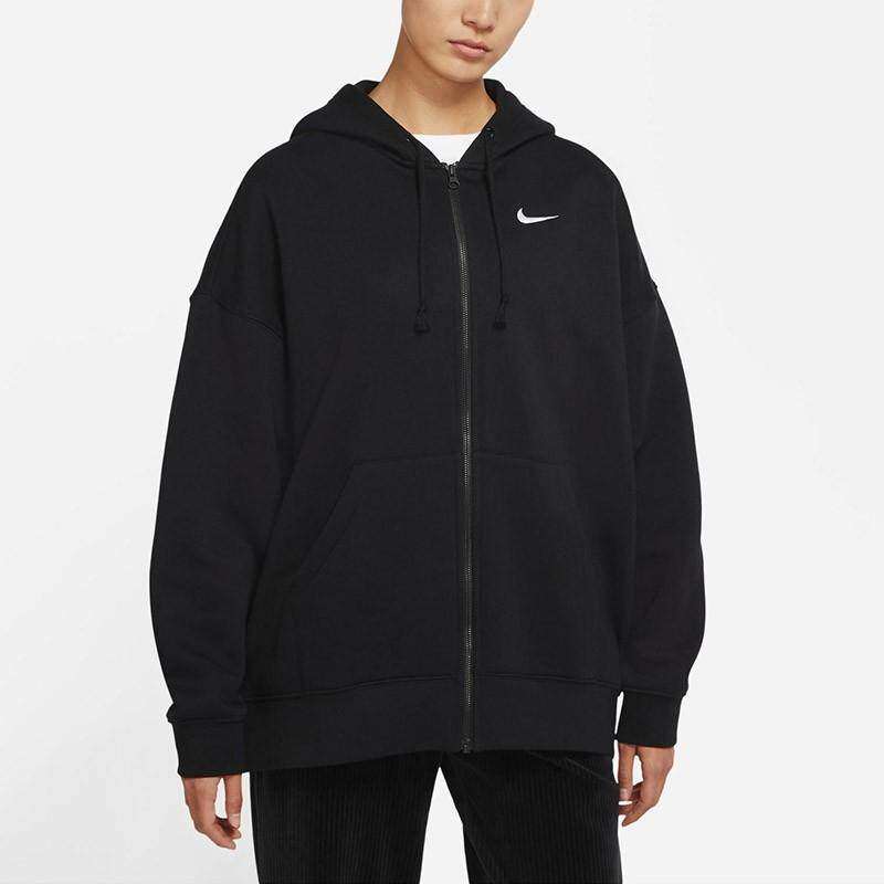 Nike/耐克女装 加绒保暖运动防风连帽休闲夹克 DD5635-010