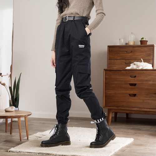 阿迪达斯三叶草工装裤女
