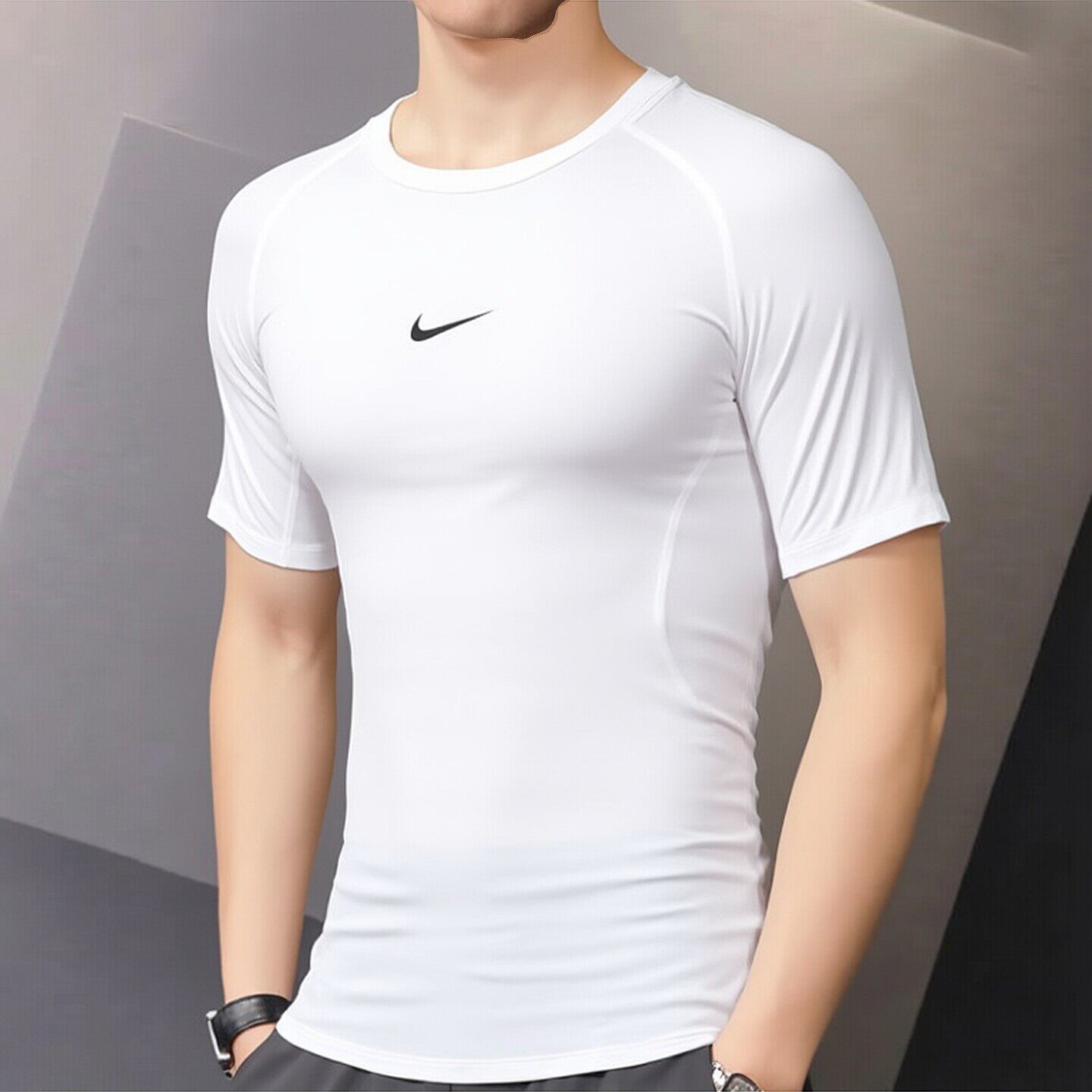 Nike耐克紧身速干短袖夏
