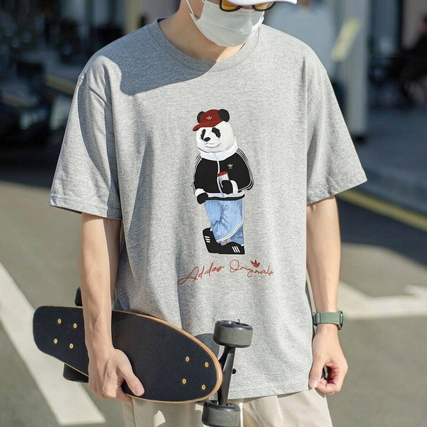 阿迪达斯三叶草短袖男夏